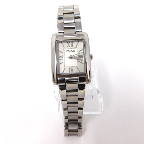 Fossil Women's Watch ES3325 Florence Mineral Crystal White Dial Stainless Ladies - Picture 1 of 10
